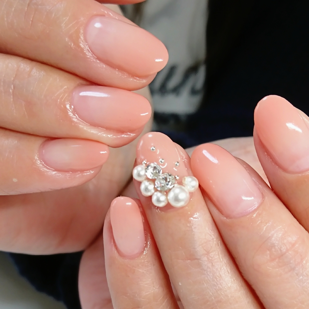 シンプル ビジュー Ra Nail ラ ネイル